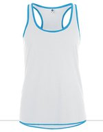 Starworld Sportshirt mit feuchtigkeitsableitenden Eigenschaften, Deep Royal/White M, SW405 – Blanc/Atoll