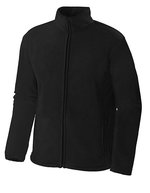 Starworld Fleecejacke mit Kadettkragen und Zugband, Black S, SW700 – Bild 2