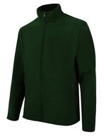 Starworld Fleecejacke mit Kadettkragen und Zugband, Black S, SW700 – Vert bouteille