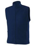 Starworld Fleeceweste mit Kadettkragen für Herren, Black S, SW735 – Navy Blue