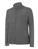Starworld Sportliche Fleecejacke mit Kadettkragen, Black S, SW750 – Anthracite