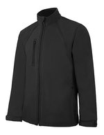 Starworld 4-lagige Herren Softshell-Jacke mit Taschen, Black S, SW900 – Bild 2