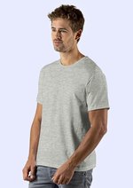 Starworld Bio-Baumwolle T-Shirt mit Ripp-Kragen, Black S, SWGL1 – Bild 1