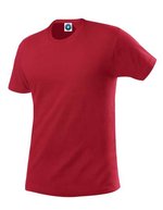 Starworld Bio-Baumwolle T-Shirt mit Ripp-Kragen, Black S, SWGL1 – Cardinal Rouge