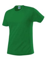 Starworld Bio-Baumwolle T-Shirt mit Ripp-Kragen, Black S, SWGL1 – Vert kelly