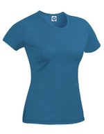 Starworld Lang geschnittenes Bio-Baumwolle T-Shirt, White M, SWGL2 – Indigo