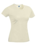 Starworld Lang geschnittenes Bio-Baumwolle T-Shirt, White M, SWGL2 – Naturel