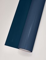 L-FLEX Transferfolie, matte Oberfläche, 80°C Waschbeständigkeit, Antique Gold (ca. Pantone 18-0950TCX) Meter, T100 – Navy Blue (ca. Pantone 296C)