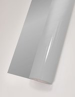 L-FLEX Transferfolie, matte Oberfläche, 80°C Waschbeständigkeit, Antique Gold (ca. Pantone 18-0950TCX) Meter, T100 – Silver Metallic (ca. Pantone 877C)