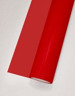 L-Flex Nylon Flexfolie für Textilien, Black (ca. Pantone Black 3C) Meter, T500 – Red (ca. Pantone 187C)