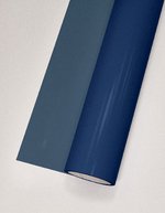 L-Flex Nylon Flexfolie für Textilien, Black (ca. Pantone Black 3C) Meter, T500 – Royal Blue (ca. Pantone 647C)