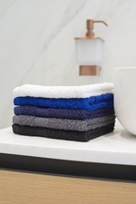 Towel City Luxus Handtuch aus Walkfrottier 550 g/m², White 30 x 30 cm, TC01 – Bild 1