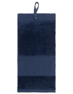 Deluxe Velour Golf Towel – Navy