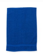 Towel City Frottiersport-Handtuch mit Herringbone-Rand – Royal
