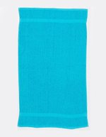 Towel City Frottee-Handtuch 50x90 cm Herringbone-Rand, White 50 x 90 cm, TC03 – Ocean