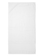 Towel City Handtuch Baumwolle 50x100 cm Fischgrätrand – White