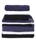 Towel City Bath Towel with Herringbone Border and Hanging Loop, White 70 x 140 cm, TC035 – image 3