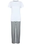 Towel City Baumwoll-Jersey T-Shirt mit Stulpen, White/Pink S, TC053 – Bild 3