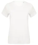 Towel City Baumwoll-Jersey T-Shirt mit Stulpen, White/Pink S, TC053 – Bild 4