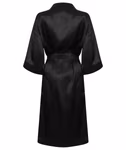 Towel City Accappatoio kimono in raso elasticizzato, Black M/L, TC054 – immagine 4