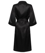 Towel City Kimono-Bademantel aus dehnbarem Satin, Black M/L, TC054 – Bild 4