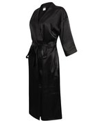 Towel City Kimono-Bademantel aus dehnbarem Satin, Black M/L, TC054 – Bild 6