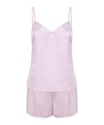 Towel City Satin Cami Pyjama-Set mit Shorts, Black M/L, TC057 – Bild 3