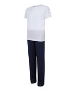 Towel City Schlafanzug-Set mit Rundhalsausschnitt für Kinder, White/Navy 11/13 Jahre, TC059 – Bild 7