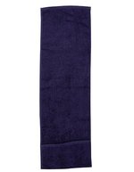 Towel City Sporthandtuch Baumwolle 30x100 cm – Navy