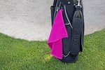 Towel City Premium Golfhandtuch mit Öse, 100% Baumwolle, Black 30 x 50 cm, TC13 – Bild 1