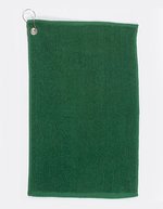 Towel City Premium Golfhandtuch mit Öse, 100% Baumwolle – Forest