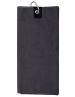 Towel City Mikrofaser Golfhandtuch mit Haken – Steel Grey