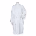 Towel City Frottee-Bademantel mit Gürtel und Taschen, White L/XL, TC21 – Bild 3