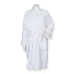 Towel City Frottee-Bademantel mit Gürtel und Taschen, White L/XL, TC21 – Bild 3