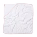 Towel City Serviette Bébé Moelleuse avec Capuche, White/Blue 75 x 75 cm, TC36 – image 3