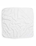 Towel City Flauschiges Babyhandtuch mit Kapuze – White/White