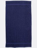 Towel City Klassisches Badetuch mit Herringbone-Band – Navy