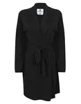 Towel City Knielanger Damen-Bademantel im Kimono-Stil, Black S (8-10), TC50 – Bild 2