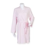 Towel City Knielanger Damen-Bademantel im Kimono-Stil, Heather Grey L (16-18), TC50 – Bild 3
