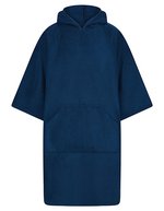 Towel City Bademantel mit Kapuze und Kängurutasche – Navy
