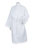 Towel City Waffel-Bademantel im Kimono-Stil, White L/XL, TC86 – Bild 1