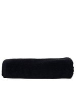 The One Towelling® Supergroßes Handtuch aus gekämmter Baumwolle – Black