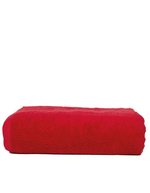 The One Towelling® Supergroßes Handtuch aus gekämmter Baumwolle, Anthracite 100 x 210 cm, TH1010 – Rouge