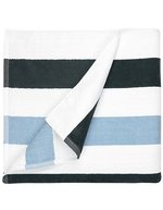 The One Towelling® Luxus Handtuch aus gekämmter Baumwolle – Anthracite/Light Blue/White
