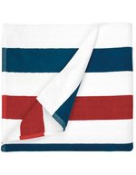 The One Towelling® Luxus Handtuch aus gekämmter Baumwolle – Navy Blue/Red/White