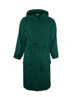 The One Towelling® Bathrobe Hooded Anthracite S/M (TH1095) – Dark Green