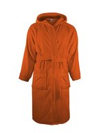 The One Towelling® Bathrobe Hooded Black S/M (TH1095), TH1095 – Terra Spice