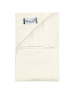 The One Towelling® Bambus-Badetuch mit gestreiftem Saum – Ivory Cream