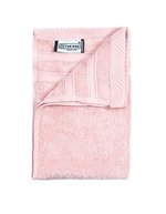 The One Towelling® Bambus-Badetuch mit gestreiftem Saum – Salmon