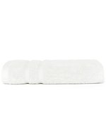 The One Towelling® Bambus-Baumwoll Handtuch mit Schlaufe, Light Olive 70 x 140 cm, TH1270 – Bianco
